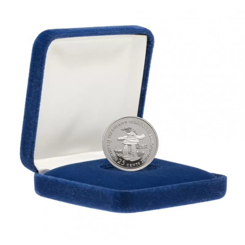 1992 (1867-) Canadian 25-Cent Northwest Territories Confederation